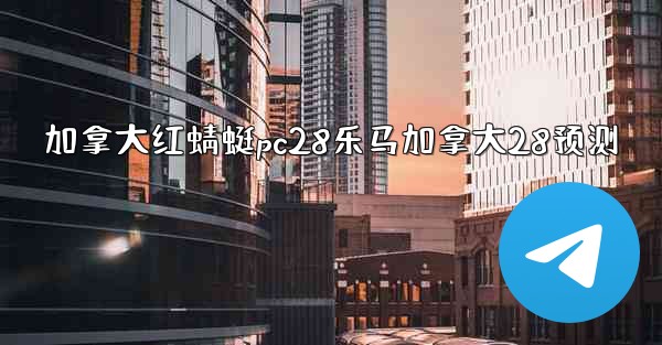 加拿大红蜻蜓pc28乐马加拿大28预测