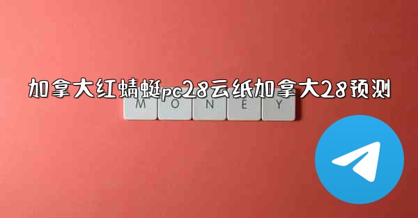 加拿大红蜻蜓pc28云纸加拿大28预测