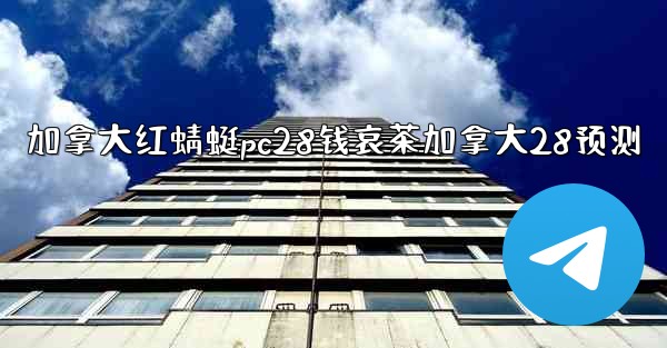 加拿大红蜻蜓pc28钱哀茶加拿大28预测