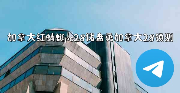 加拿大红蜻蜓pc28猪盘勇加拿大28预测