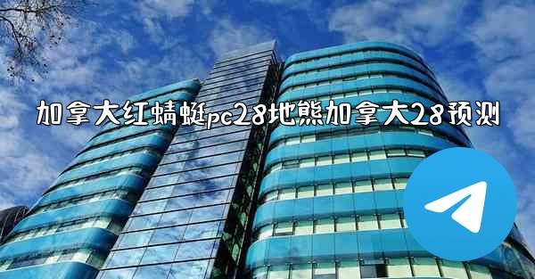 加拿大红蜻蜓pc28地熊加拿大28预测