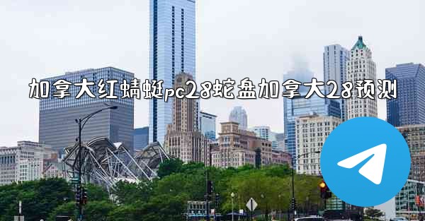 加拿大红蜻蜓pc28蛇盘加拿大28预测