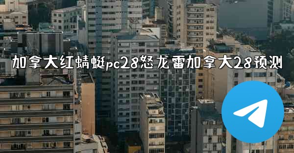 加拿大红蜻蜓pc28怒龙雷加拿大28预测