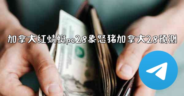 加拿大红蜻蜓pc28象怒猪加拿大28预测